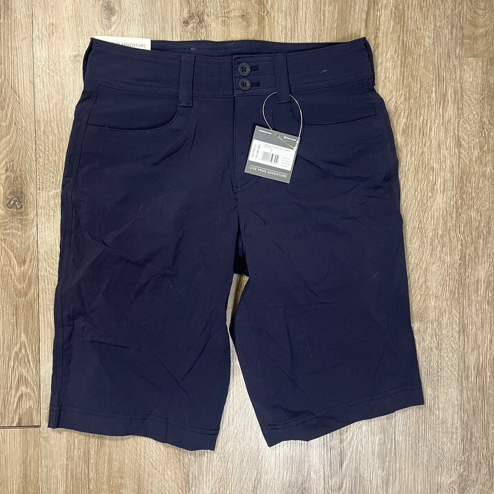 NWT Eddie Bauer Women's Sightscape Horizon Bermuda Shorts Size 0 Hiking